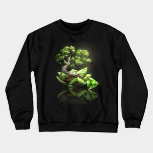 Fantasy Birthstone, August, Peridot Crewneck Sweatshirt